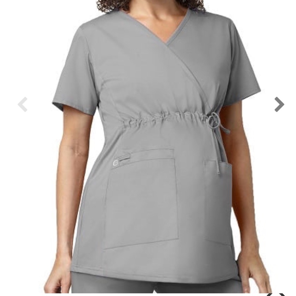 WonderWink WonderWORK | NWT Gray Maternity Top